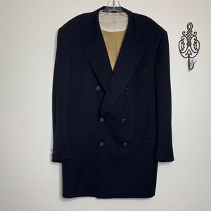 Stunning VTG Hickey Freeman Double Breasted Sportcoat Sz 47Long